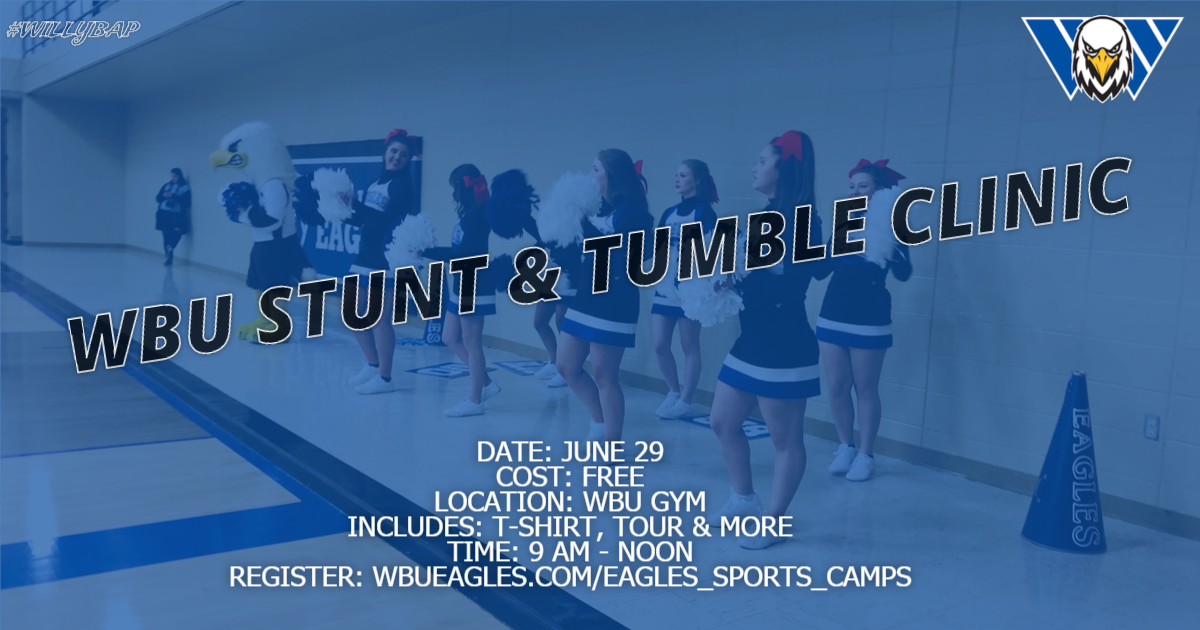 Free WBU Stunt and Tumble Clinic Set for June 29th