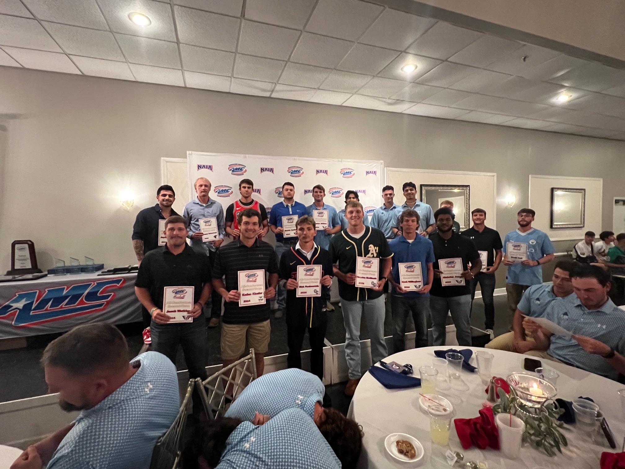 Eleven WBU Baseball Athletes Honored at AMC Baseball Banquet