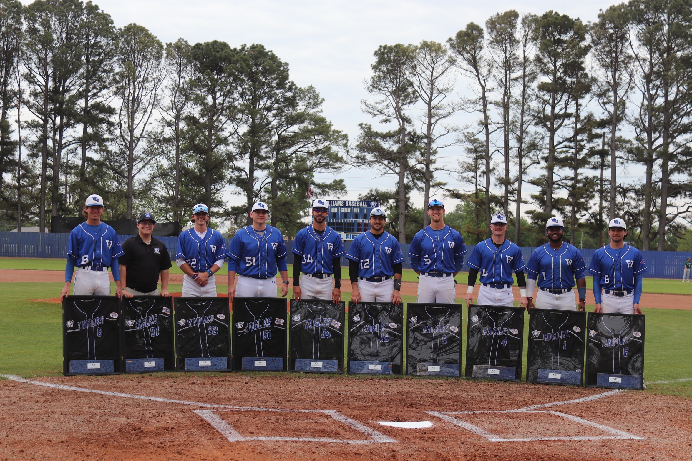 Offense Powers Eagles to Big Win on Senior Day