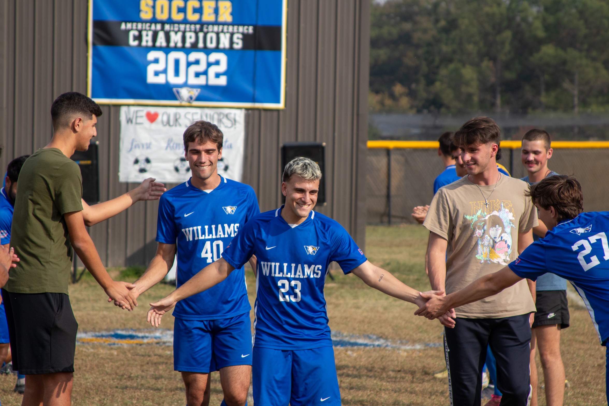 Eagles Draw With Mustangs on Senior Day