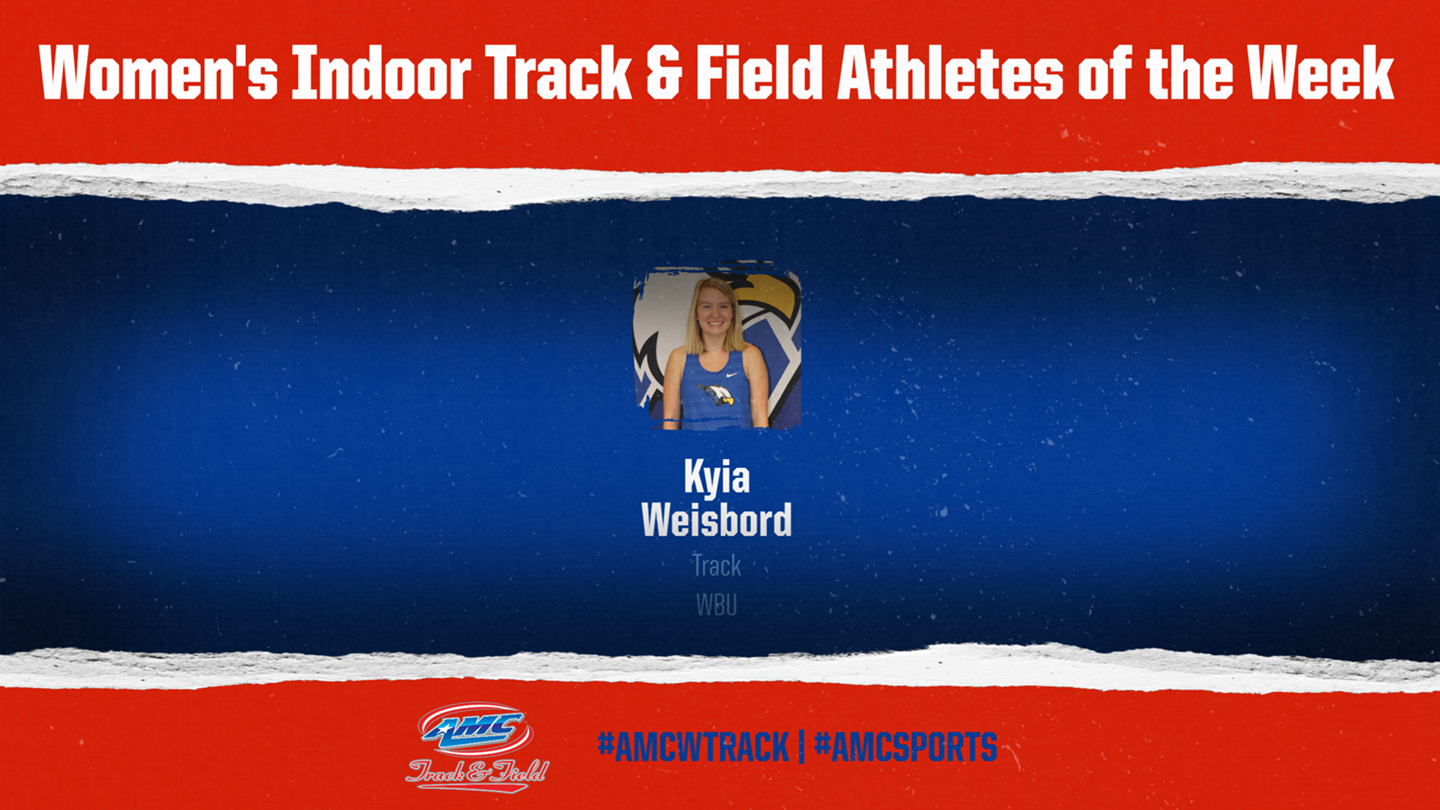 Weisbrod Named AMC Indoor Track Player of the Week