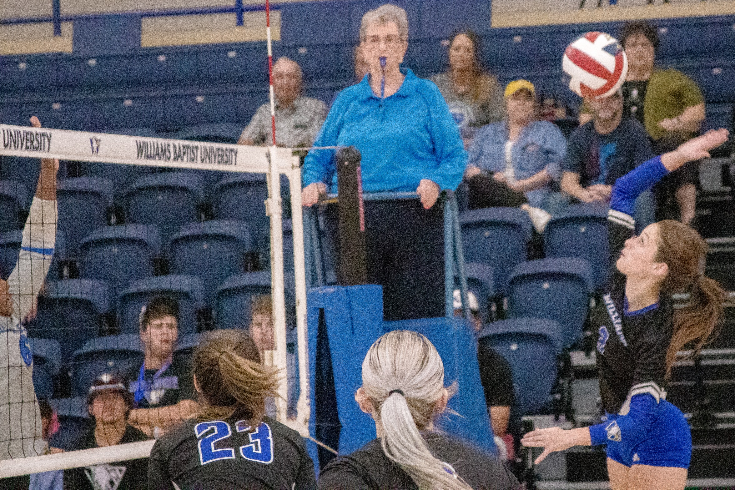 CBC Edges WBU Volleyball in Three Sets